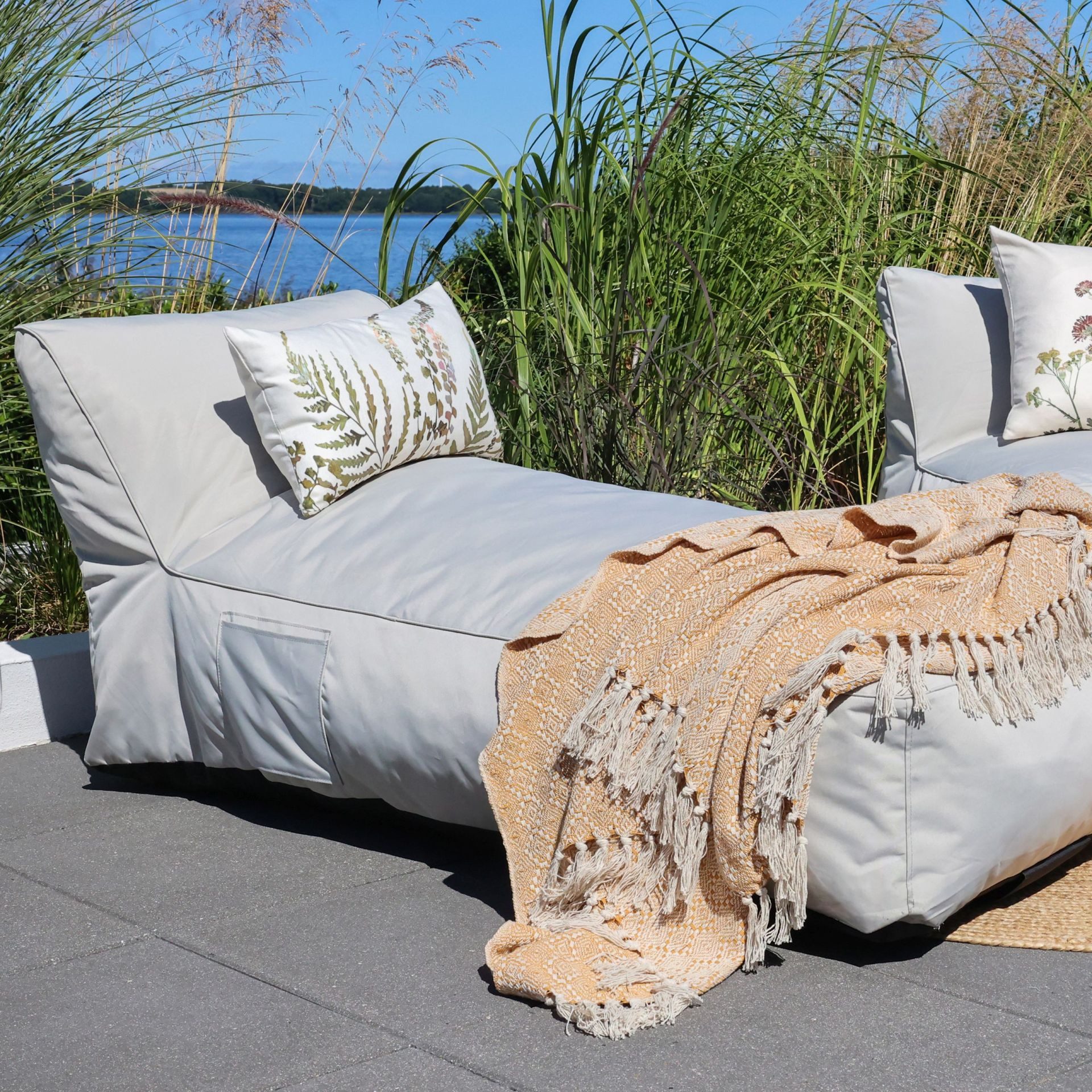 Chic Antique Gartenlounge-Sessel Garten Lounger Tagesbetten günstig online kaufen
