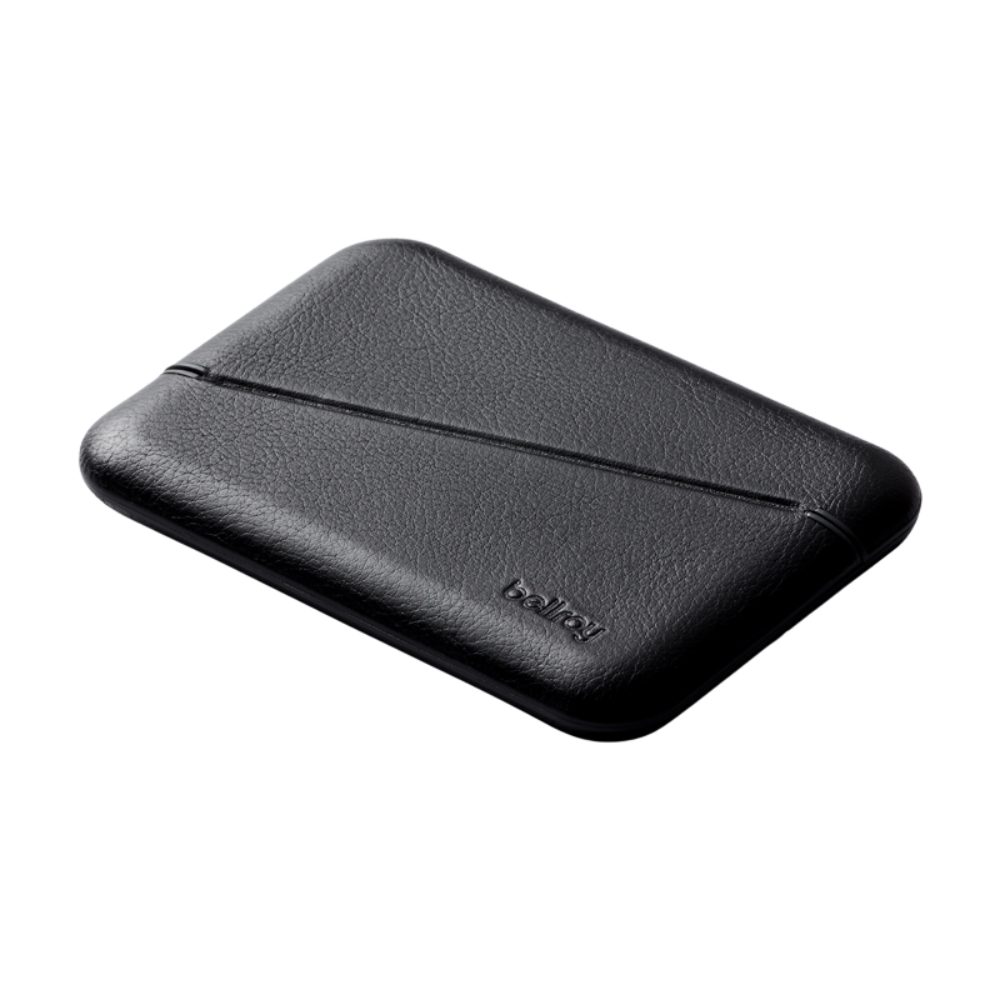 Bellroy Brieftasche Flip Case Second Edition, Doppelseitige Brieftasche in einer sicheren Hartschale mit starken Magnetverschlüssen Black