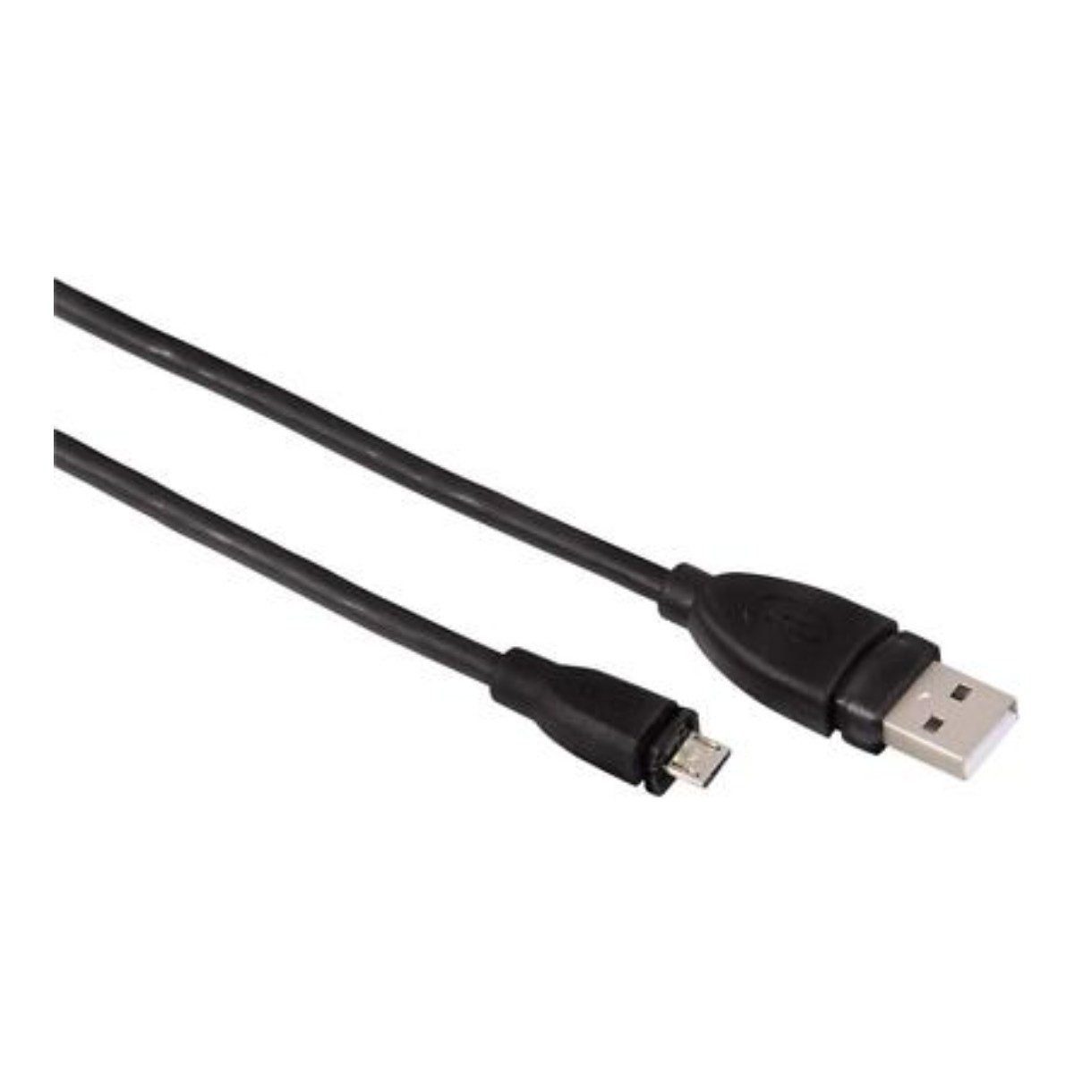 Hama Hama Micro USB Kabel USB 2.0 auf USB A 1,8 m Schwarz USB-Kabel, (1.8 cm), Daten und Lade 8m