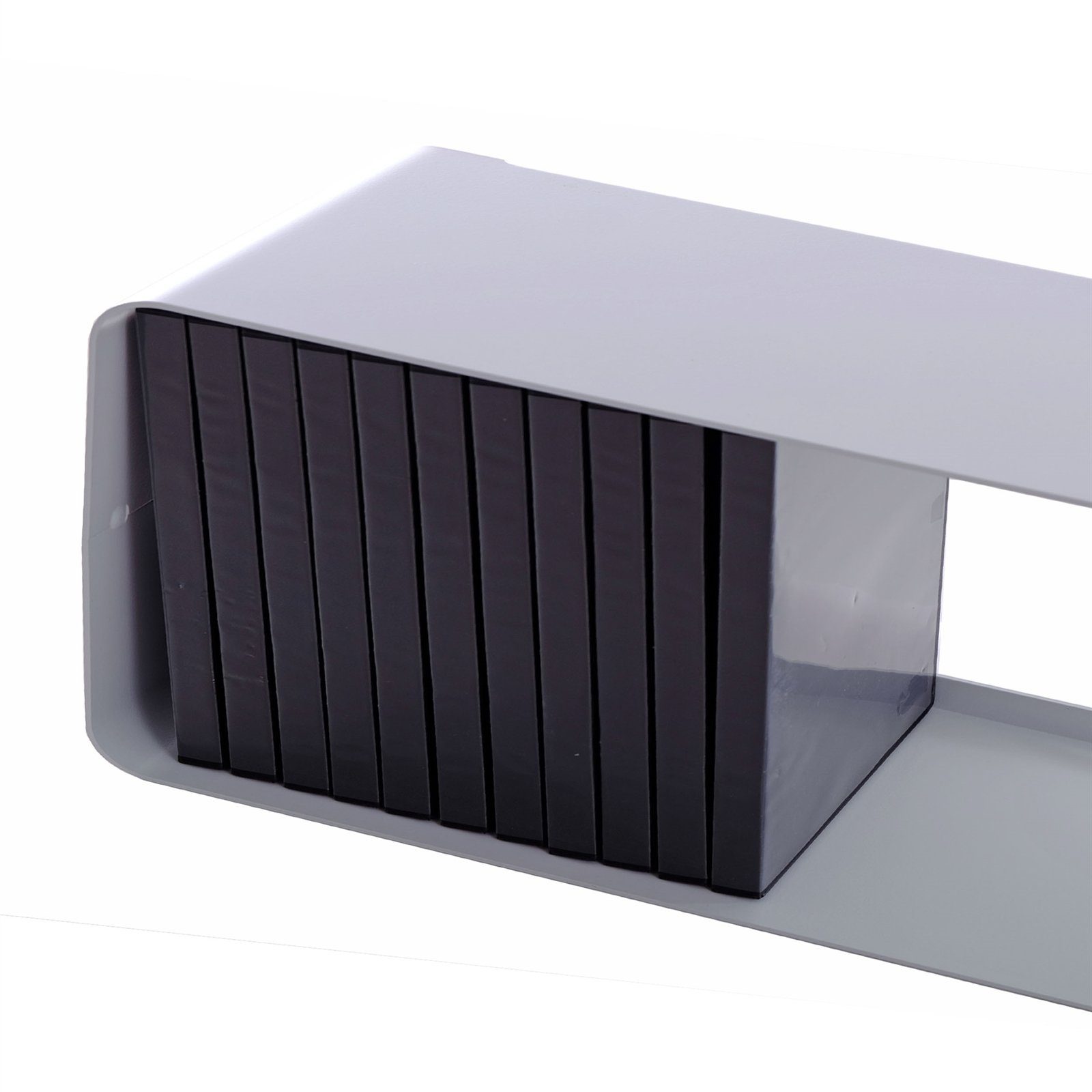 DESIGN DELIGHTS CD-Regal LOUNGE DESIGN CD REGAL "CUBE", 80cm, Metall, für c günstig online kaufen