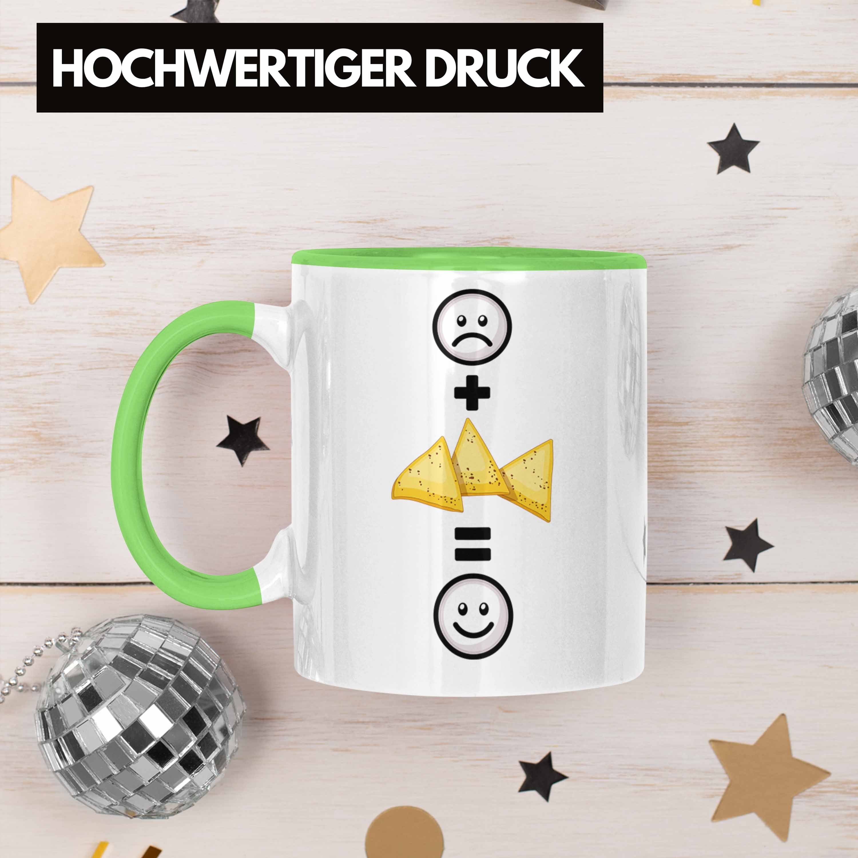 :(Na Geschenkidee Nacho-Liebhaber Nachos Grün Lustige für Geschenk Tasse Trendation Tasse