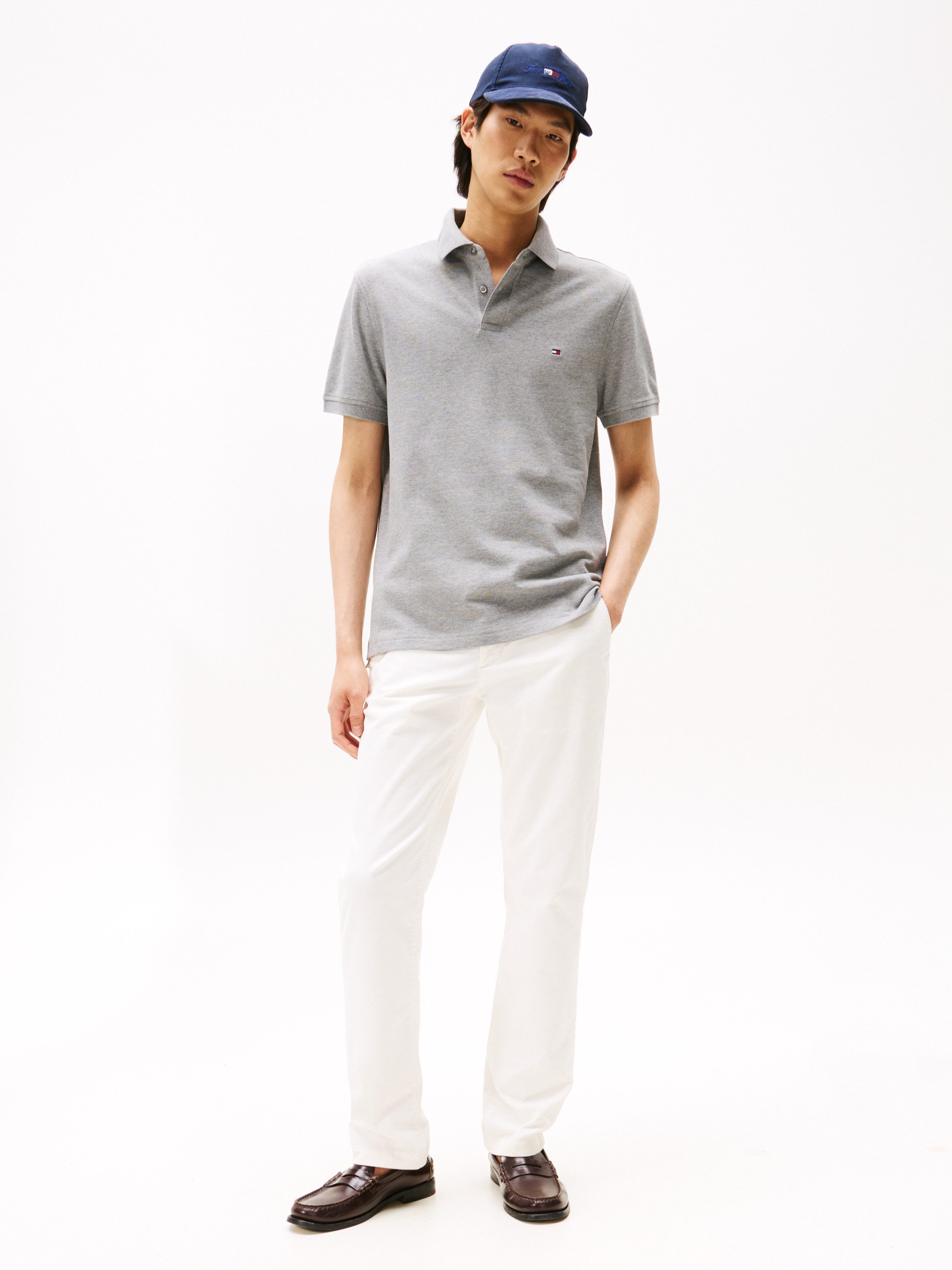 Tommy Hilfiger Poloshirt 1985 REGULAR POLO mit Kontraststreifen und Knopfle günstig online kaufen