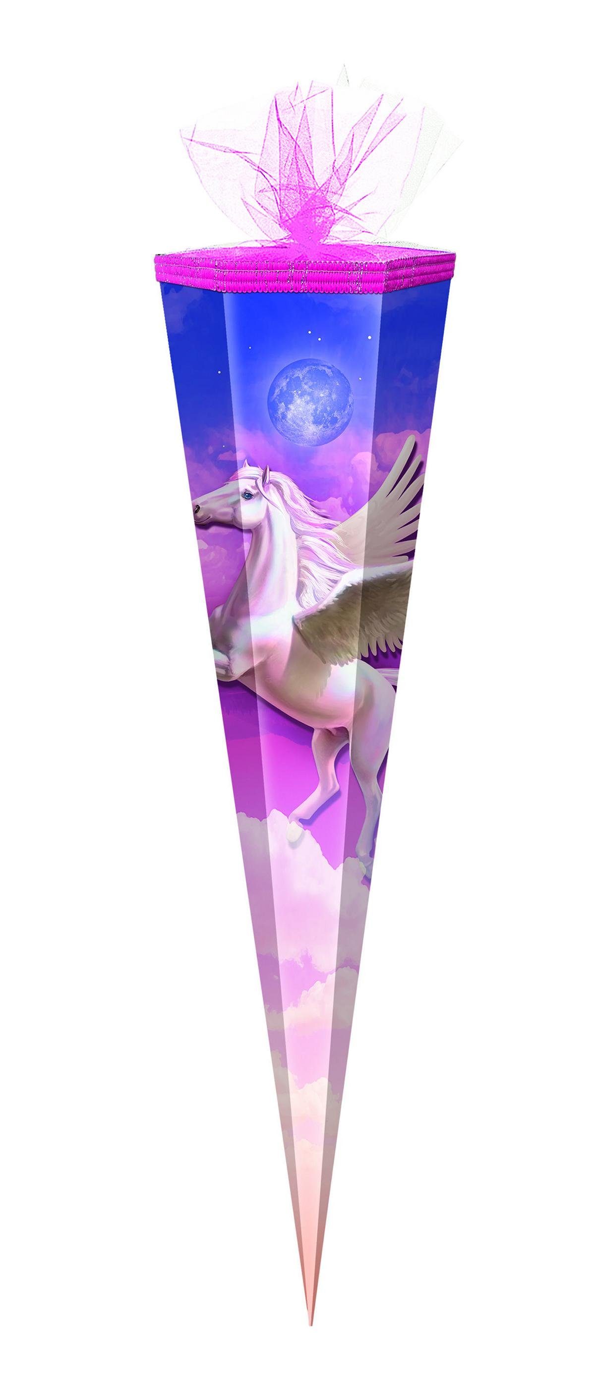 Verpackungsmittel GmbH Markneukirchen Schultüte Schultüte / Zuckertüte / 85cm / eckig / "Pegasus"