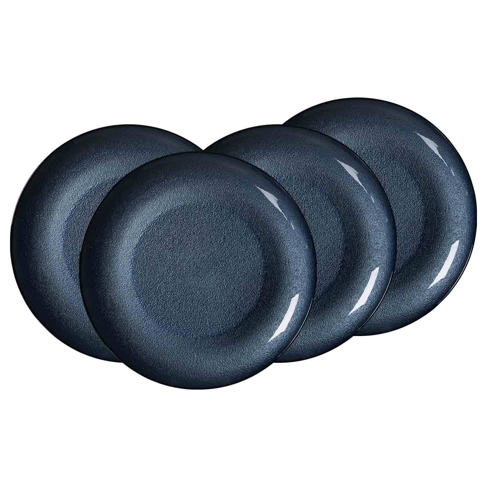 Ritzenhoff & Breker Servierplatte Grazia Platzteller ø 33 cm 4er Set, Glas, (4-tlg)