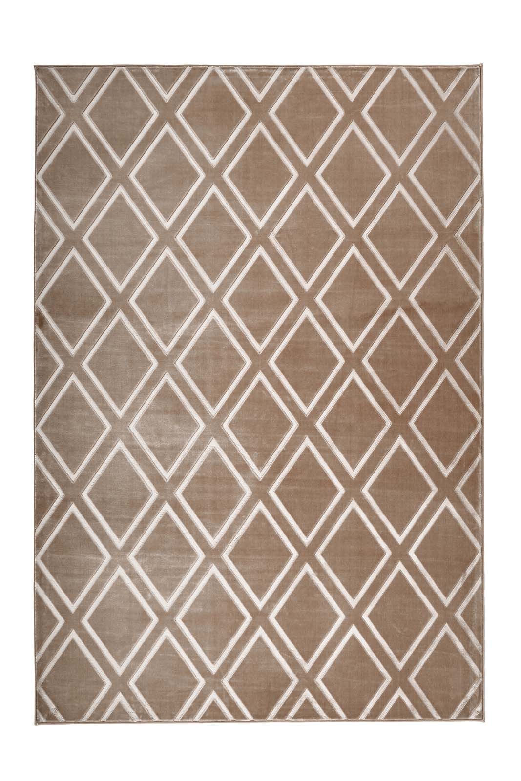 Qiyano Teppich Kurzflorteppich Sebuleni 100 Taupe günstig online kaufen