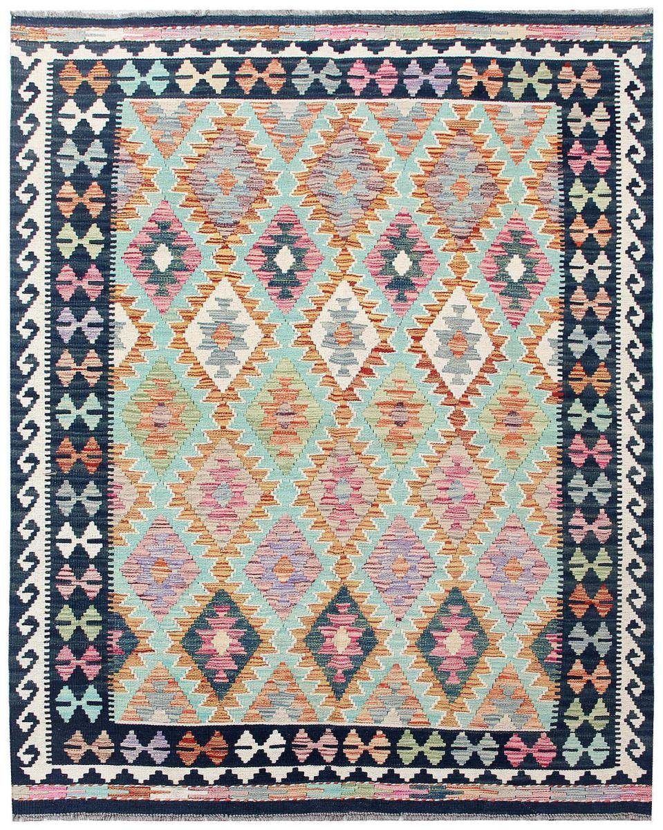 Orientteppich Kelim Afghan 152x188 Handgewebter Orientteppich, Nain Trading, rechteckig, Höhe: 3 mm