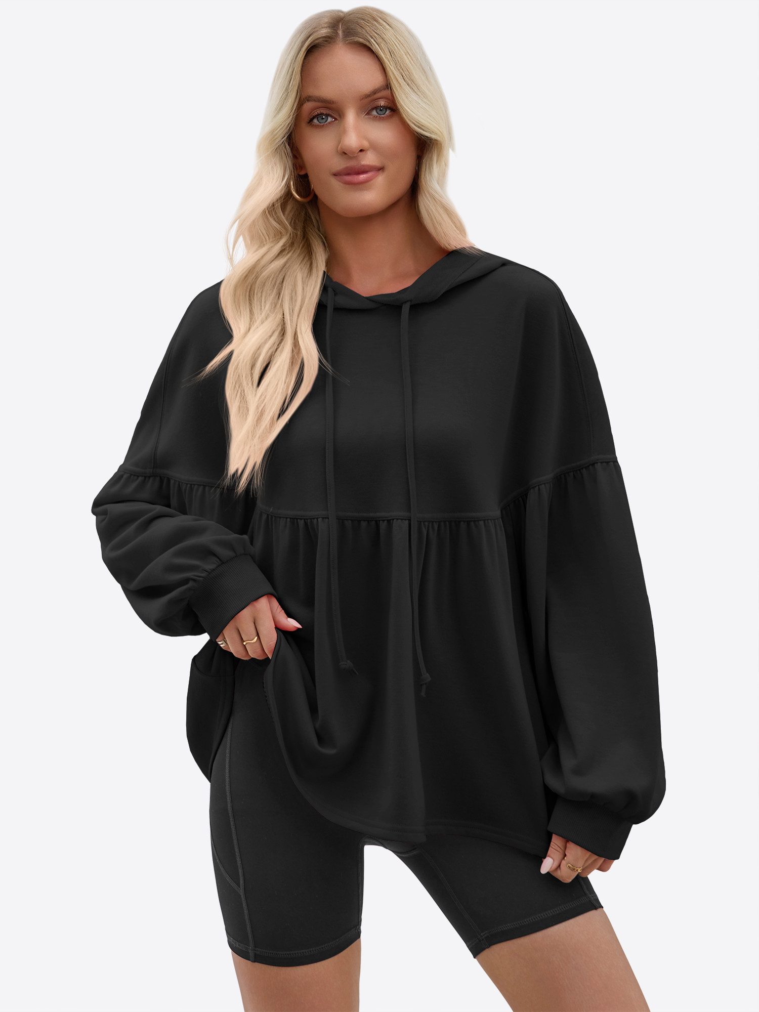 Imily Bela Sweatshirt Damen Kapuzenpullover mit Kordelzug (Packung, 1-tlg., günstig online kaufen