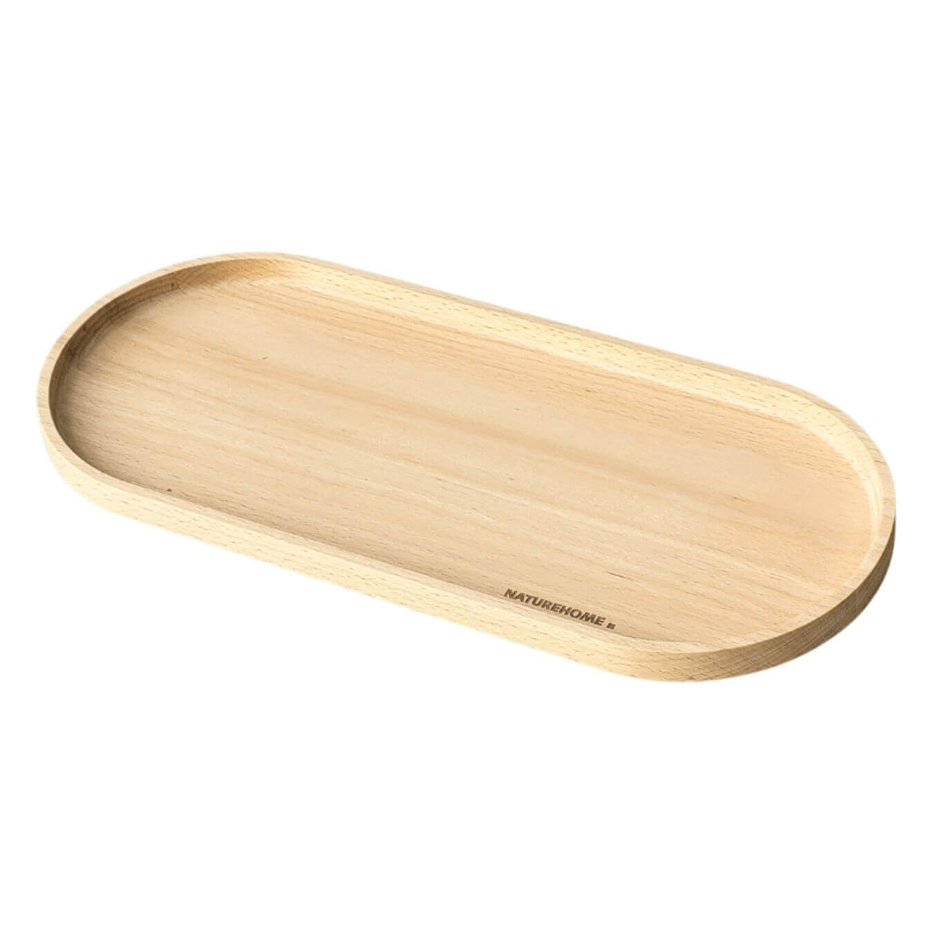 NATUREHOME Tablett NH-J Tablett verschiedene Größen, Buchenholz, (1-tlg), nachhaltig, handarbeit, pflegeleicht, langlebig