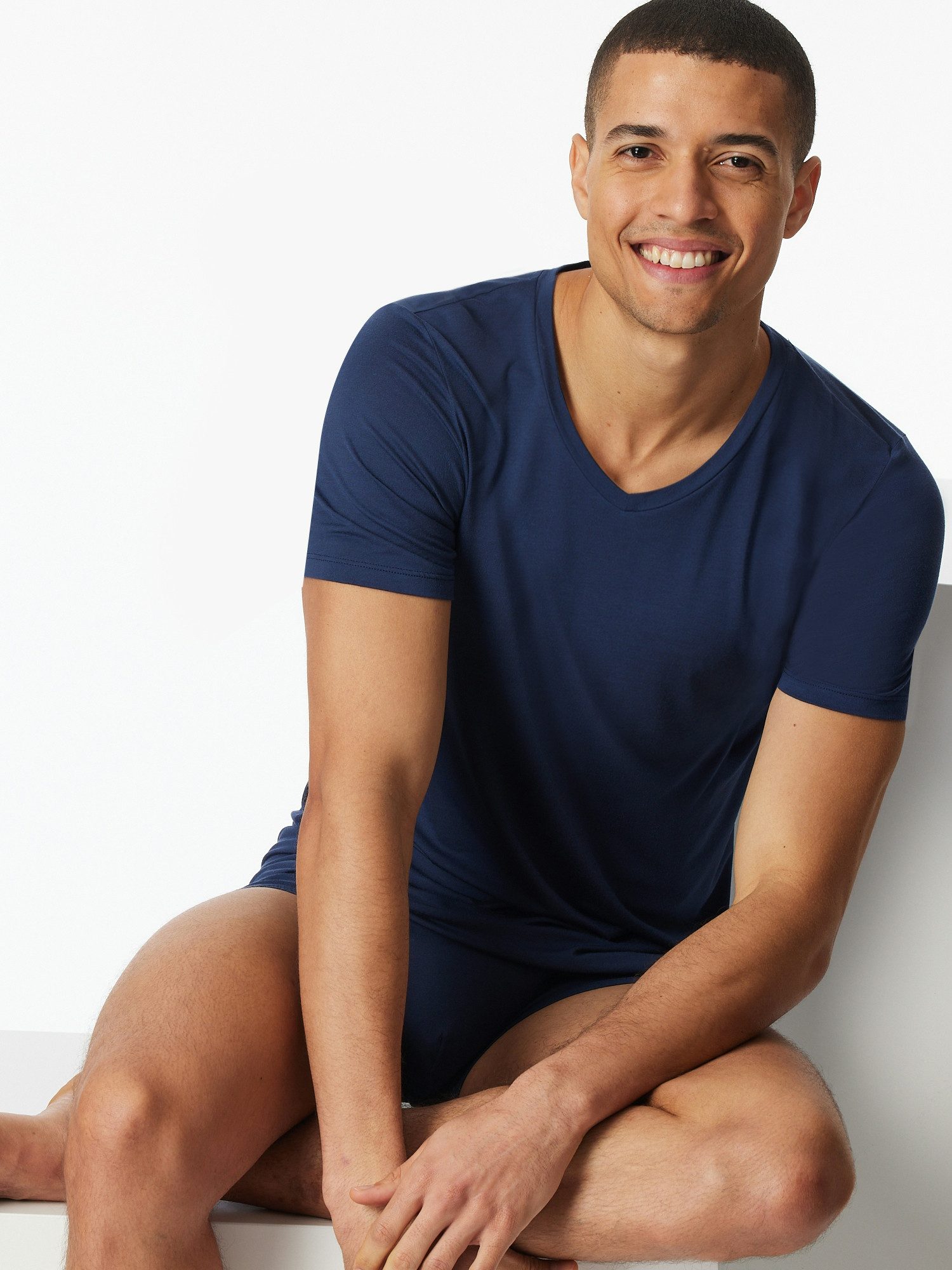 Schiesser T-Shirt Premium Modal unterziehshirt unterhemd kurzarm günstig online kaufen