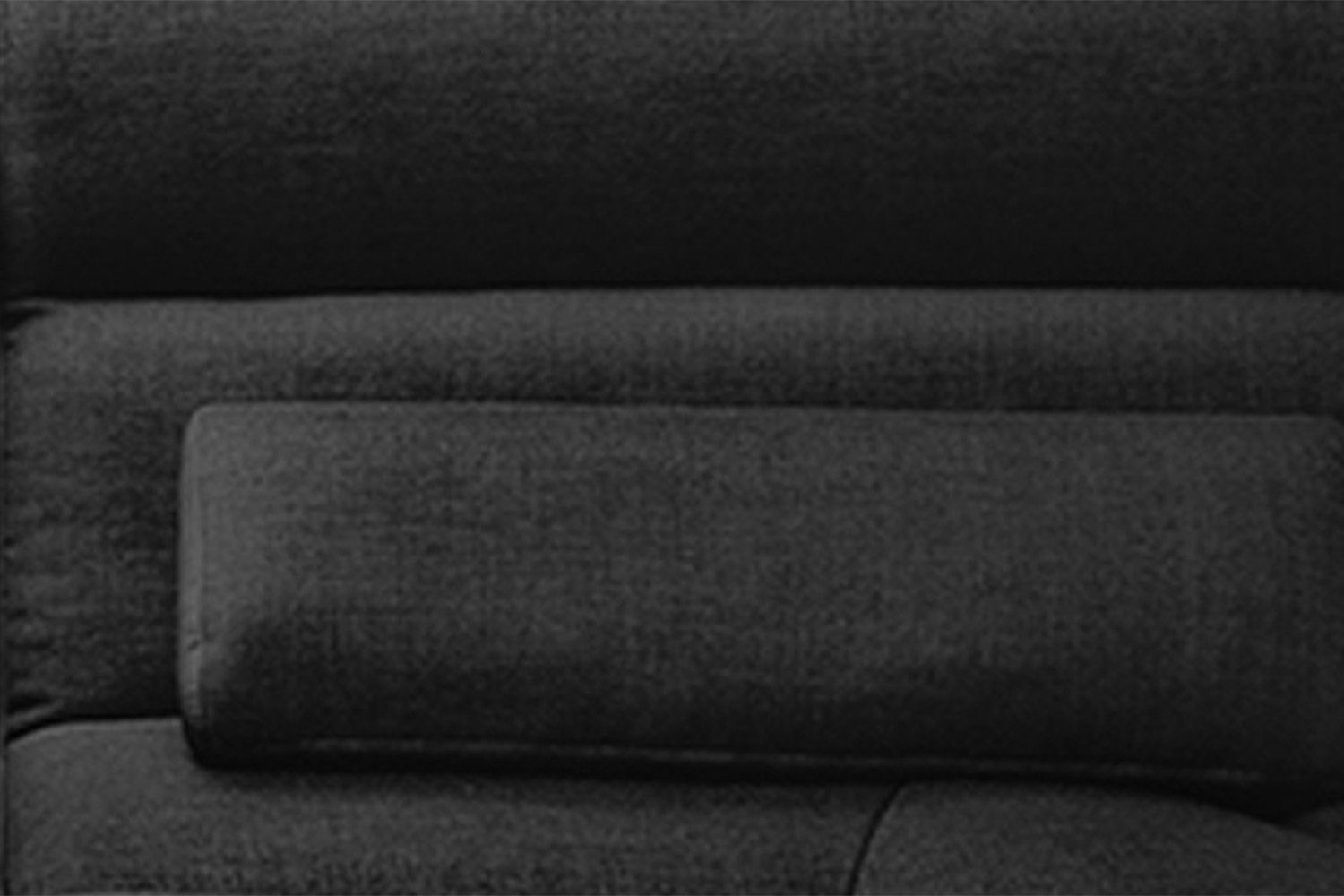 XXL-Sofa KAWOLA schwarz TARA, Stoff | Big-Sofa schwarz Farben versch.