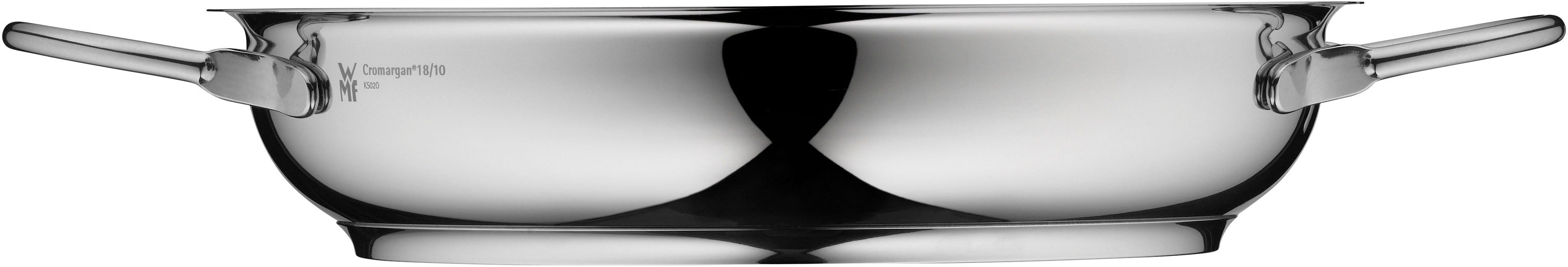 WMF Servierpfanne Profi, Cromargan® Edelstahl Rostfrei 18/10 (1-tlg), TransTherm-Allherdboden, optimale Wärmespeicherung /-verteilung