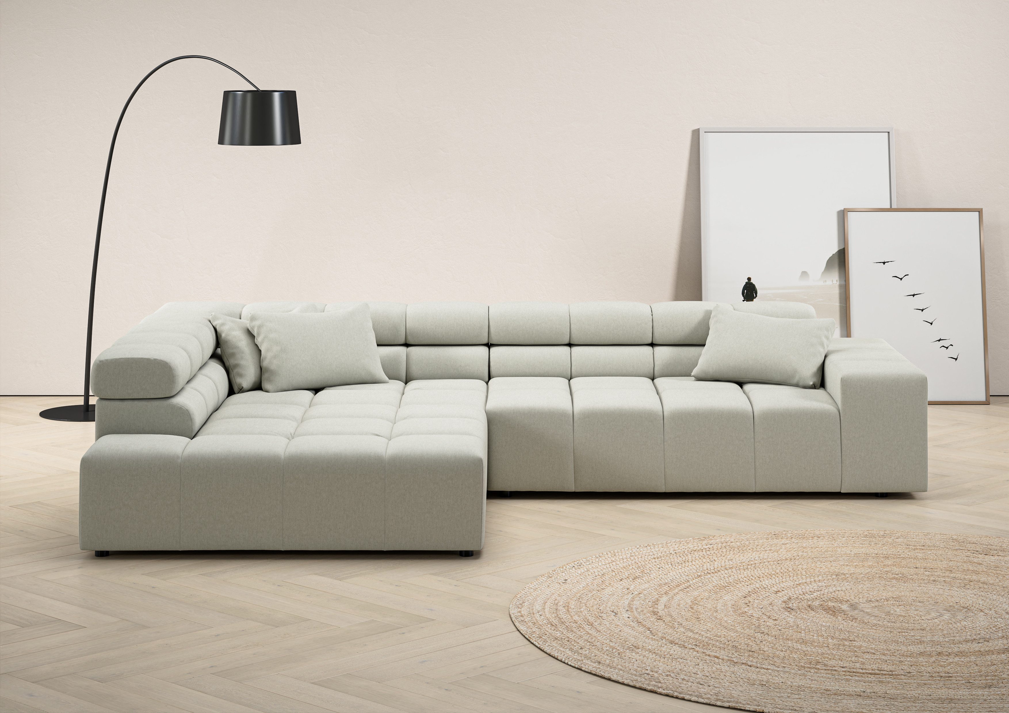 INOSIGN Ecksofa "Ancona incl. Kopfteilverstellung, OTTOs Choice, Breite 319 günstig online kaufen