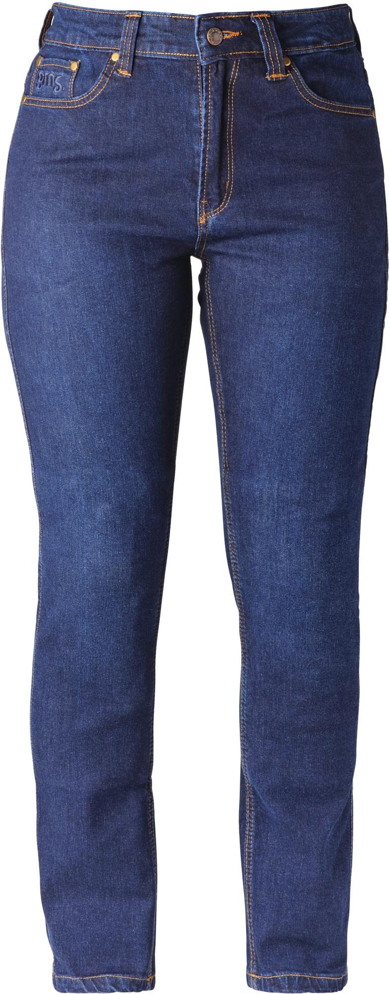 gms Motorradhose GMS Austin Regular Damen Motorrad Jeans Hüftprotektoren enthalten,Knieprotektoren enthalten