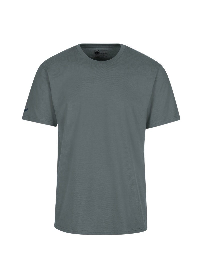 Trigema T-Shirt TRIGEMA T-Shirt aus 100% Biobaumwolle oliv-C2C