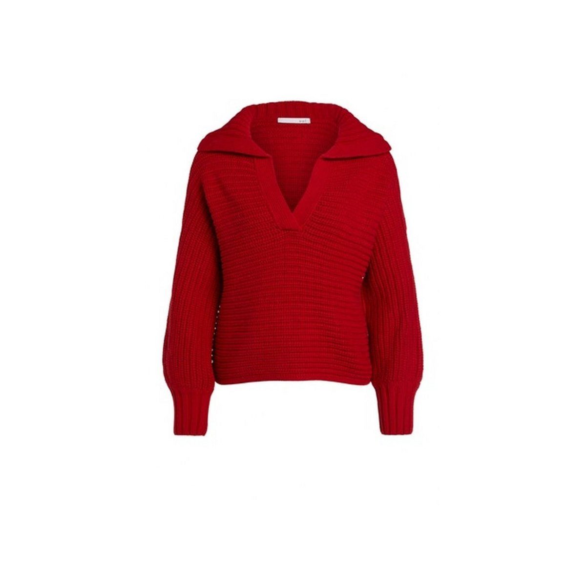 Oui Cardigan rot regular fit (1-tlg)