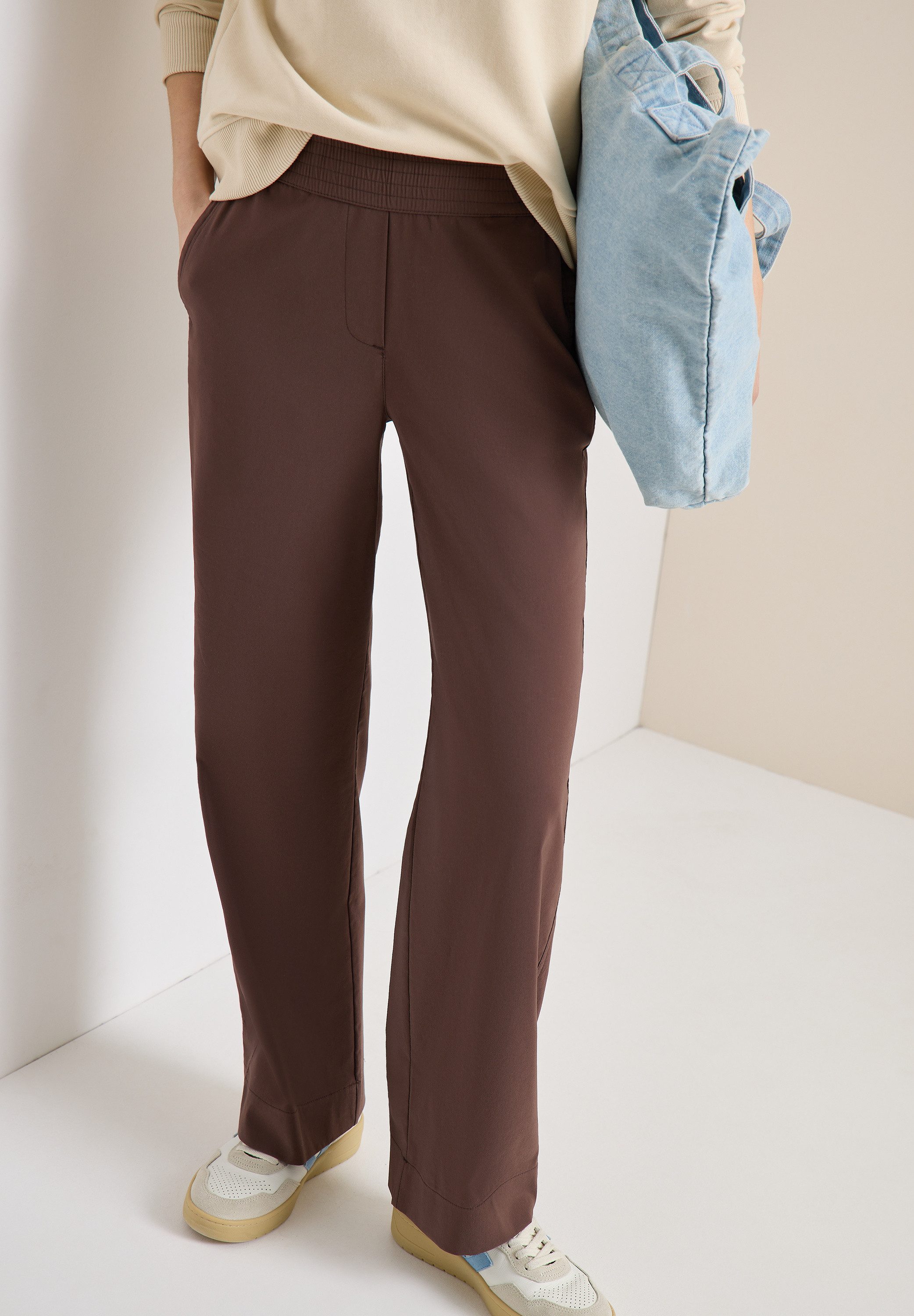 CECIL Stoffhose mit Wide Legs