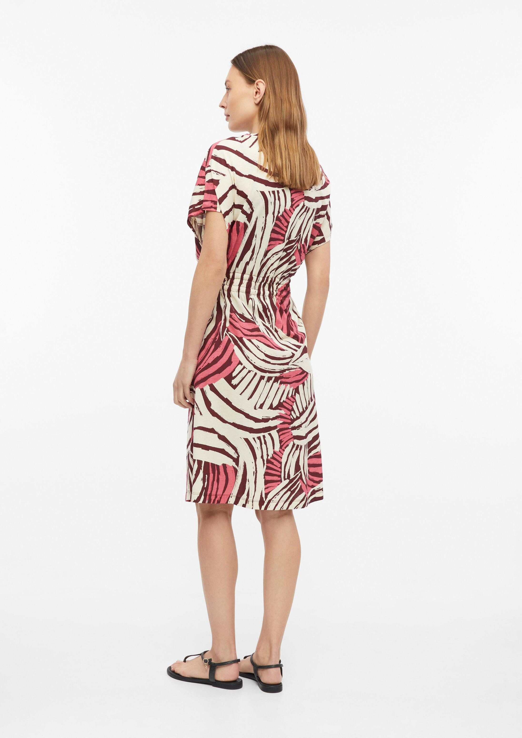 s.Oliver Minikleid Kleid Jersey-Kleid mit Tunnelzug