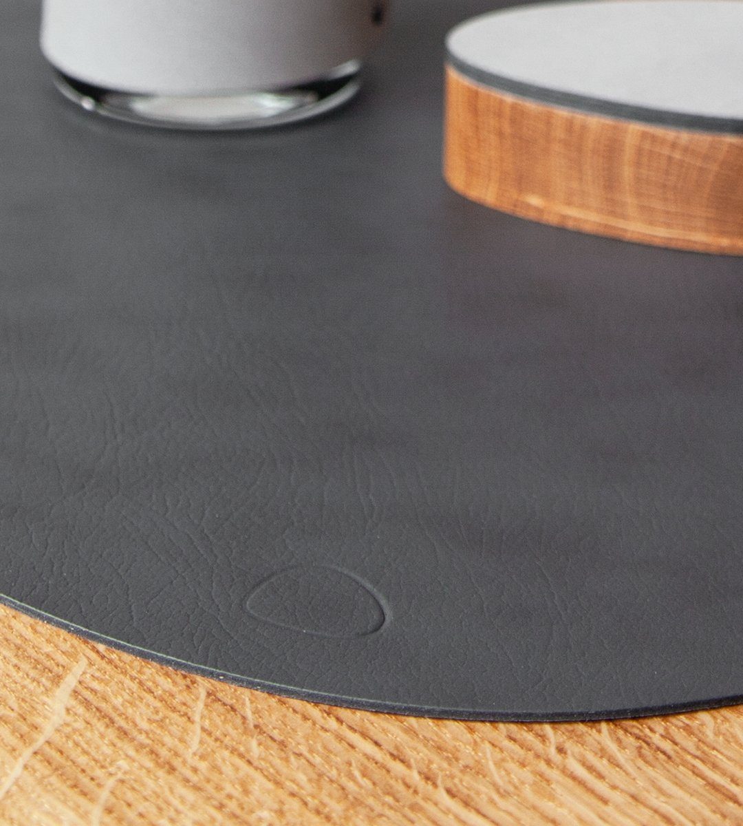 LIND DNA Platzset DOUBLE CLOUD/NUPO Tischset Curve L ant./pastellgr., Table Mat Curve L Double Cloud Ant./Nupo Past. Gr.