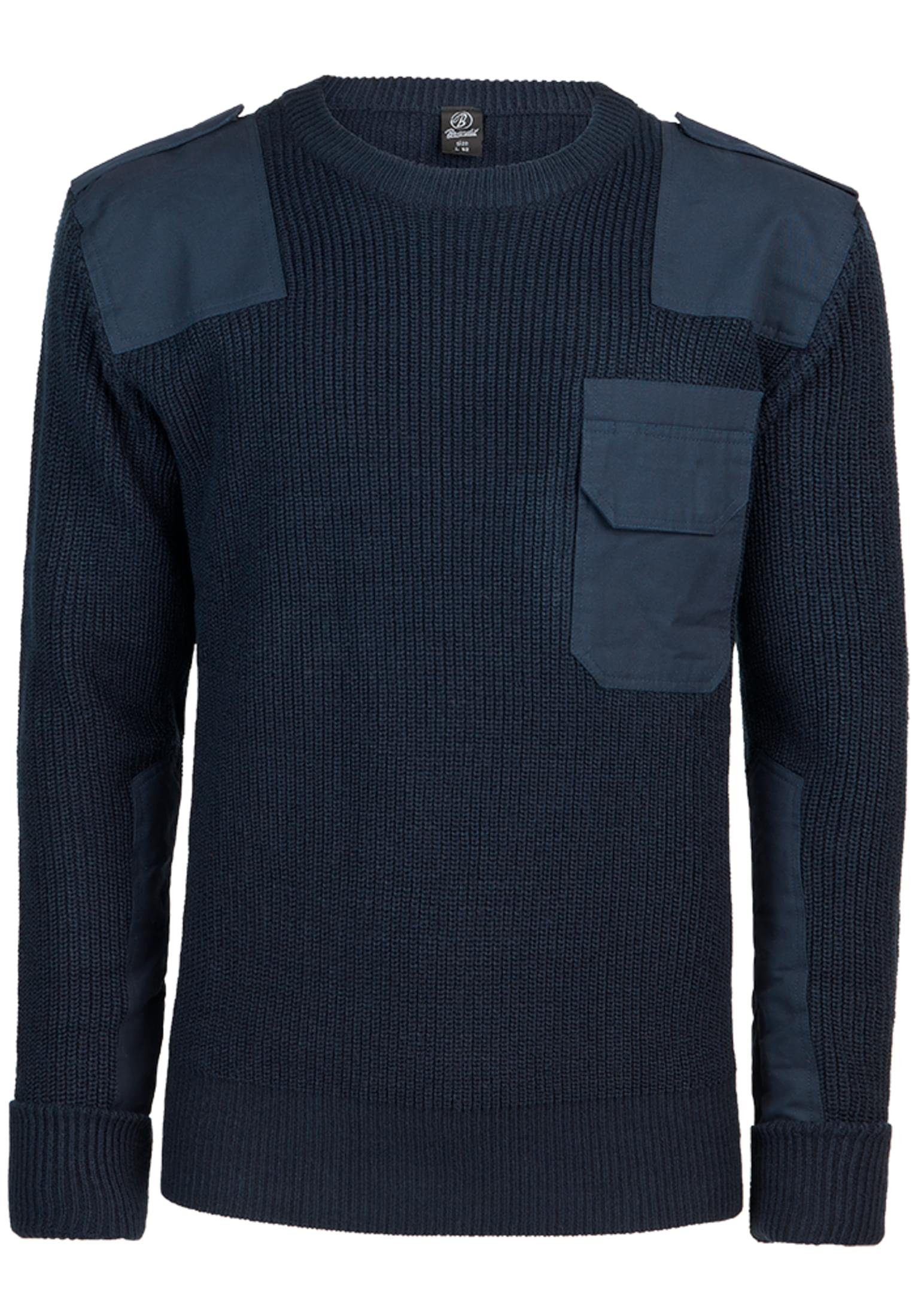 Brandit Kapuzenpullover Herren Military Sweater (1-tlg) navy | Sweatshirts