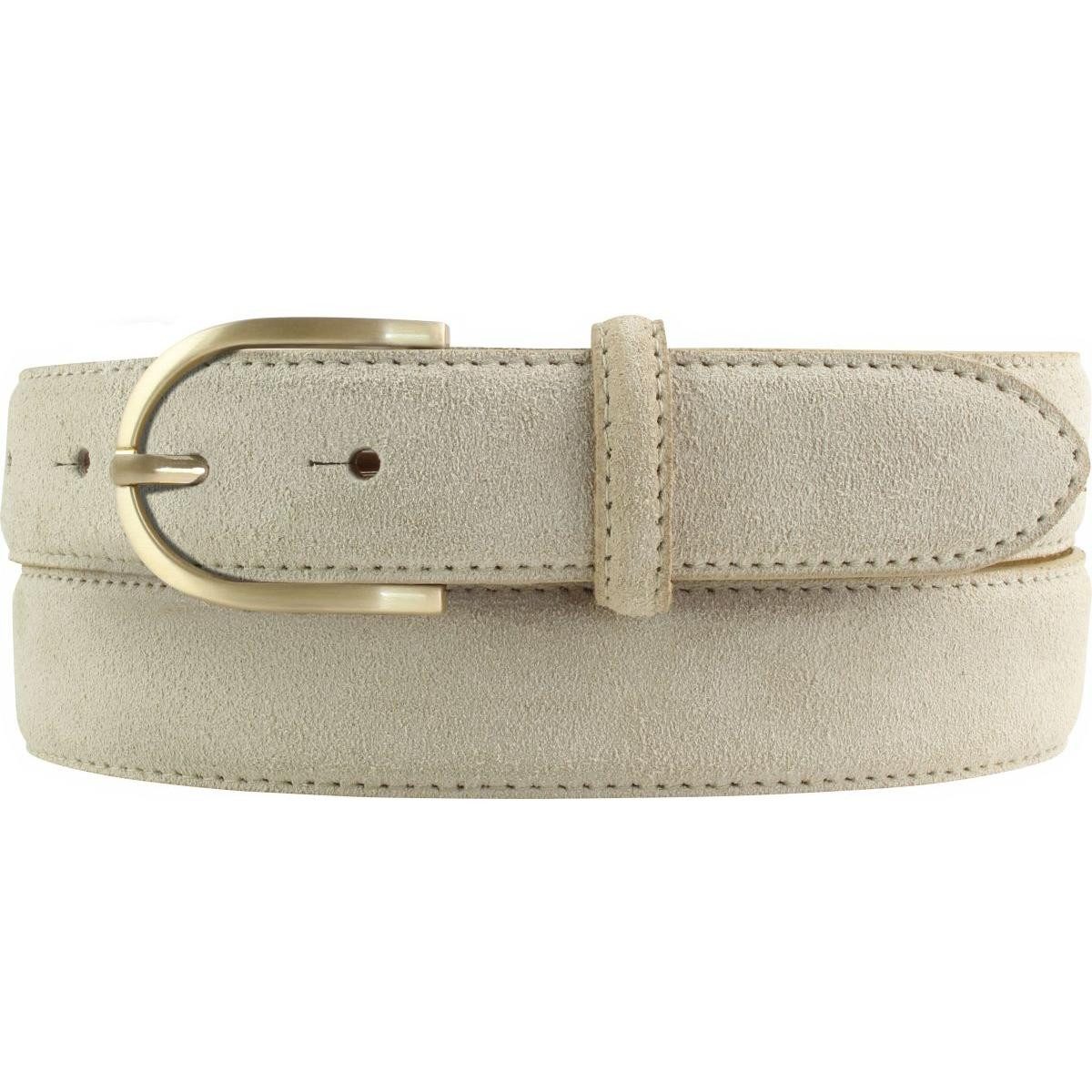 BELTINGER Ledergürtel Damen-Gürtel aus Veloursleder 3,0 cm - Velour-Ledergürtel für Damen 30 (1-St)