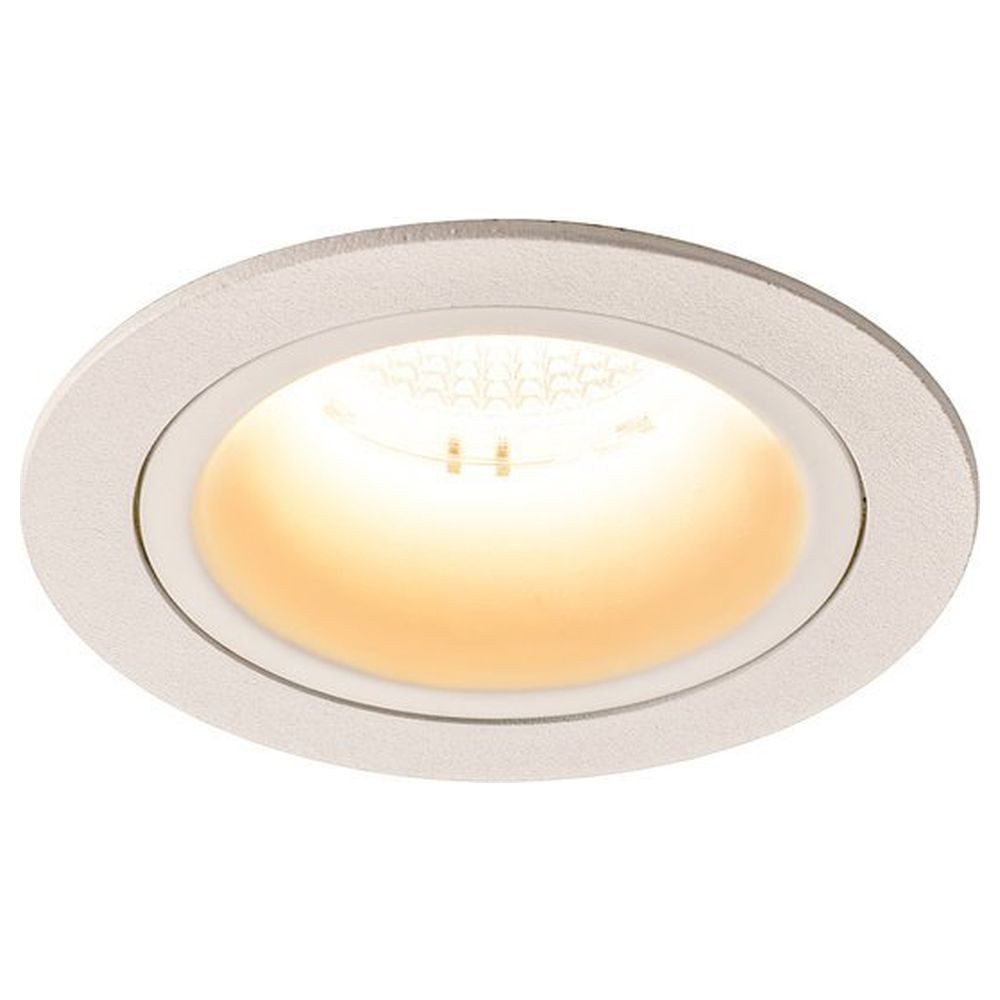 SLV Einbauleuchte LED Einbaustrahler Numinos in Weiß 17,55W 1600lm 3000K 55°, LED