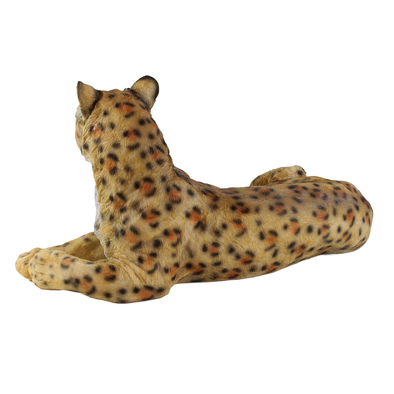 colourliving Tierfigur Lebensechte Panther Figur liegend – Handbemalte Deko für Haus & Garten (1 St), ein Highlight im Eingangsbereich oder als elegante Gartenfigur