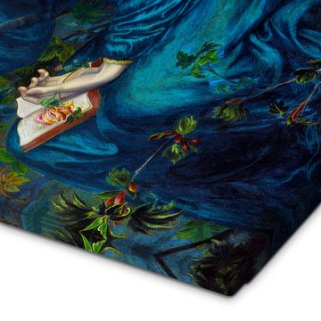 Posterlounge Leinwandbild Dante Charles Gabriel Rossetti, Tagtraum, Malerei