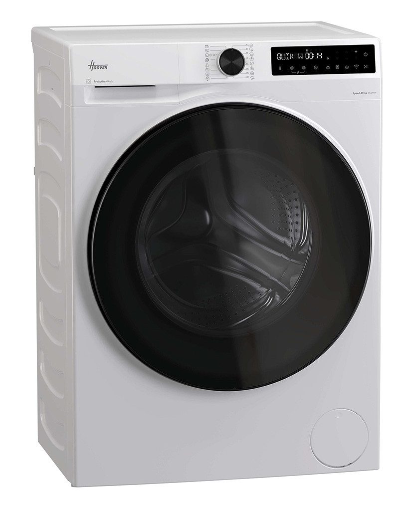 Hoover Waschtrockner H/ProWash&Dry 500 HBWRQ4138BL10-S, 13 kg, 8 kg, 1400 U/min, ProActive Wash, AI Smart Wash, Clean Shield & Smart Spray