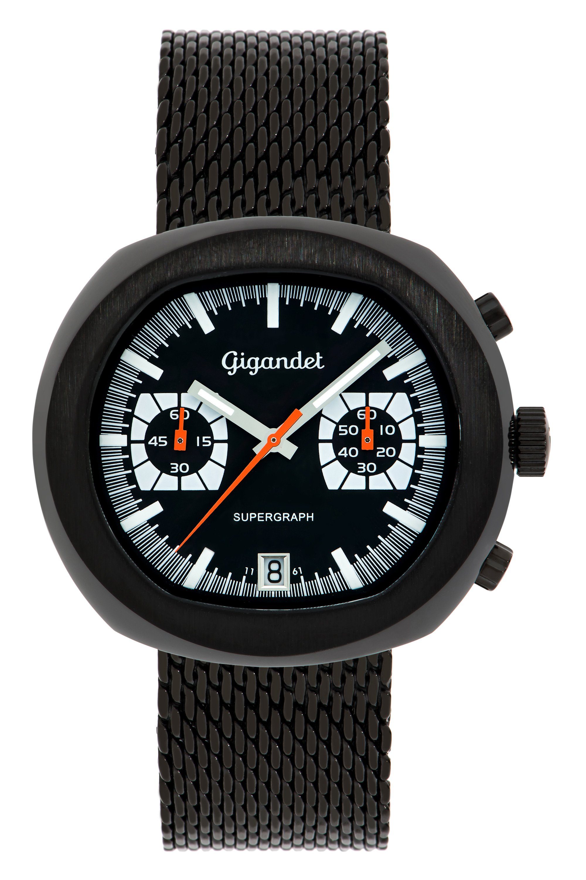 Gigandet Chronograph Supergraph, Mineralglas, Chronograph, Datumsanzeige