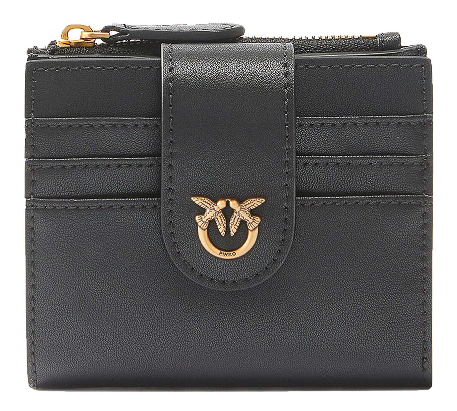 PINKO Geldbörse Multi Purpose Wallet, aus echtem Rindsleder