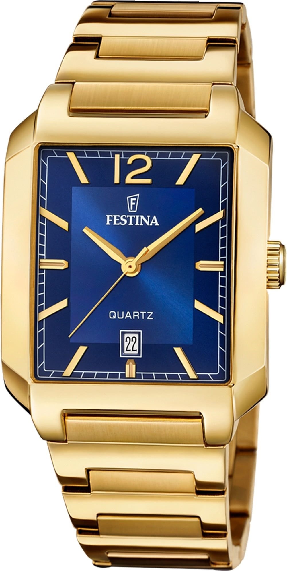 Festina Quarzuhr Festina Herrenuhr Edelstahl gold Festina, (Analoguhr), Her günstig online kaufen
