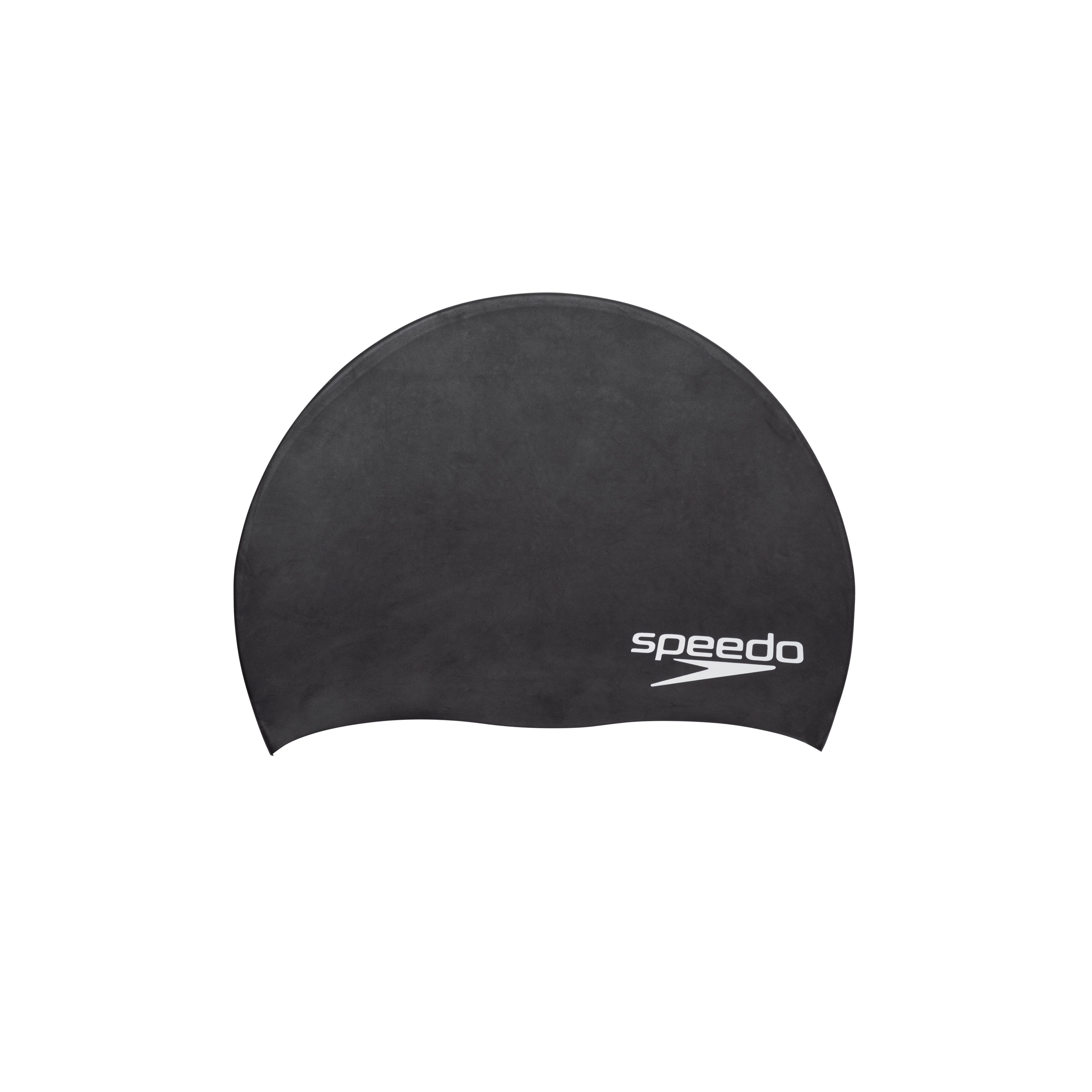 Speedo Badekappe JR ELAST SOLID SIL 001