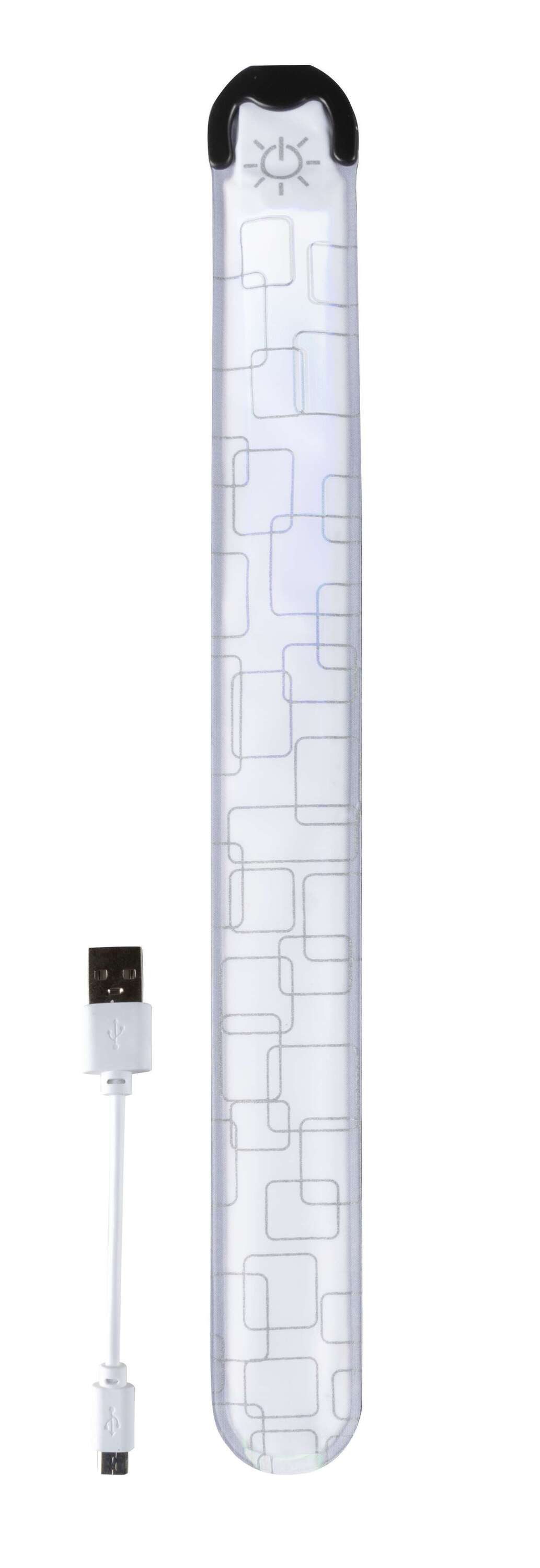 Safety Maker Reflektorband LED Klackband mit USB, (1 St., 1 Stück)