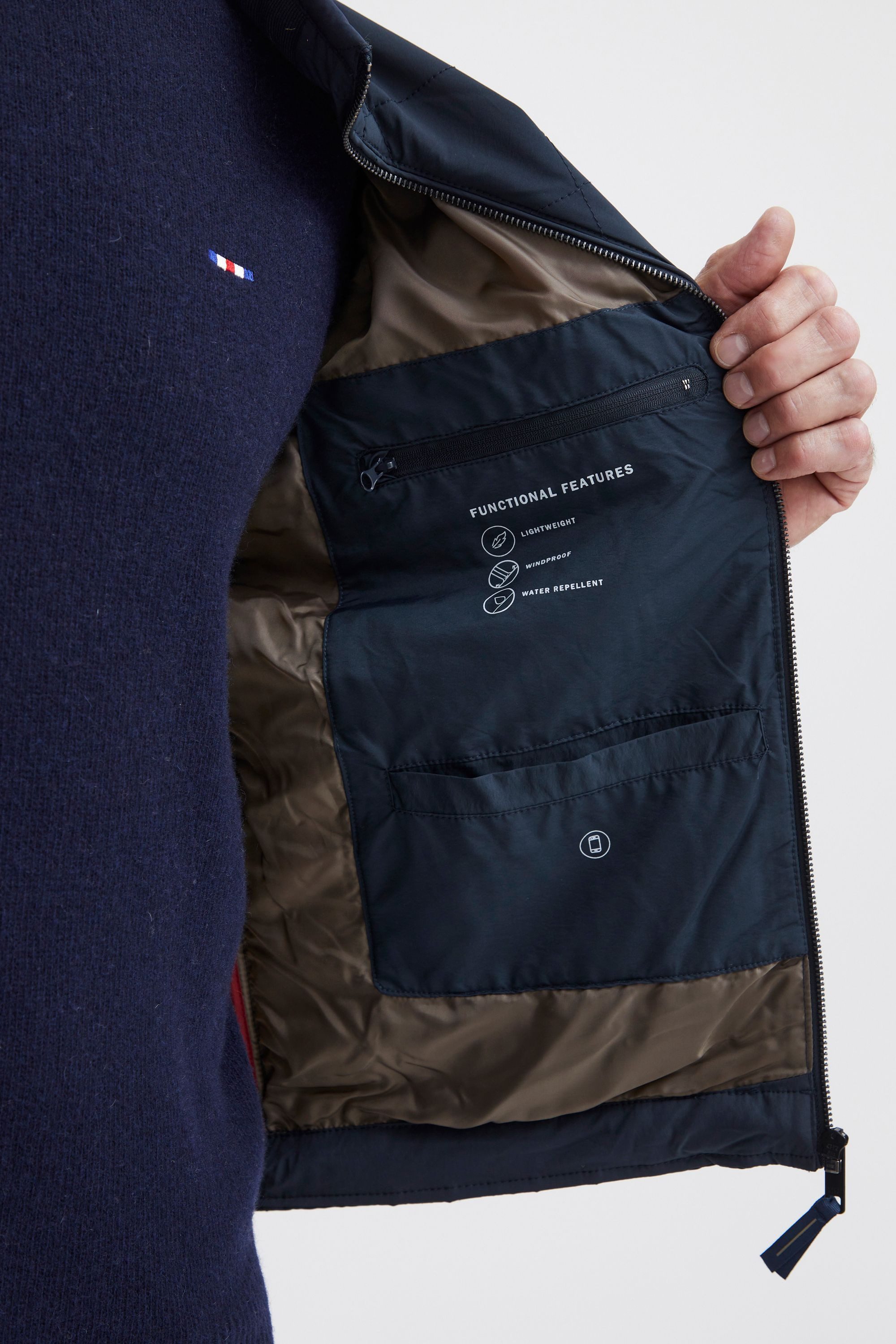 FQ1924 Steppjacke FQJacob Modische Steppjacke mit Umlegekragen
