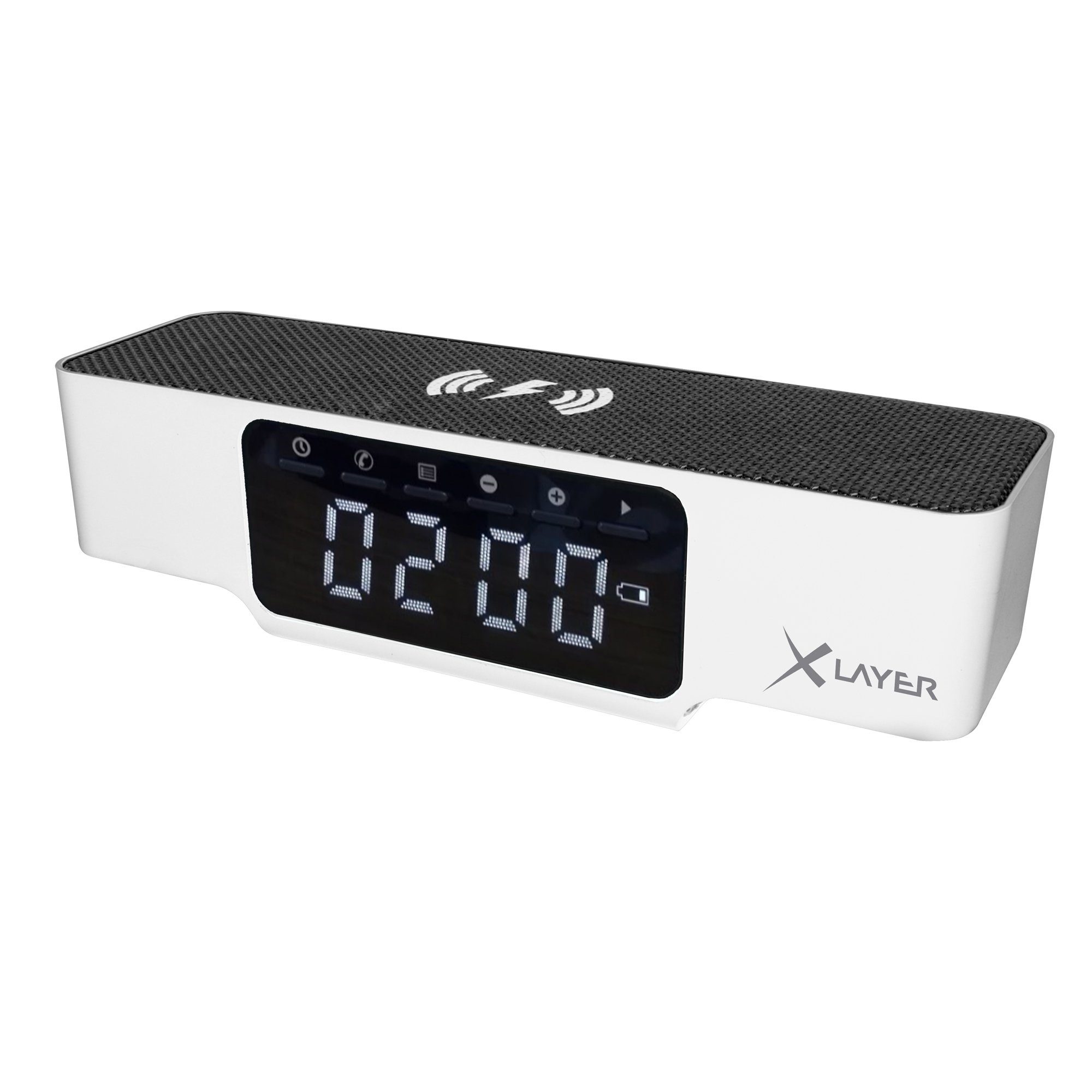XLAYER Ladegerät XLayer Wireless Charging Alarm Clock Smartphones/Tablets Wireless Charger