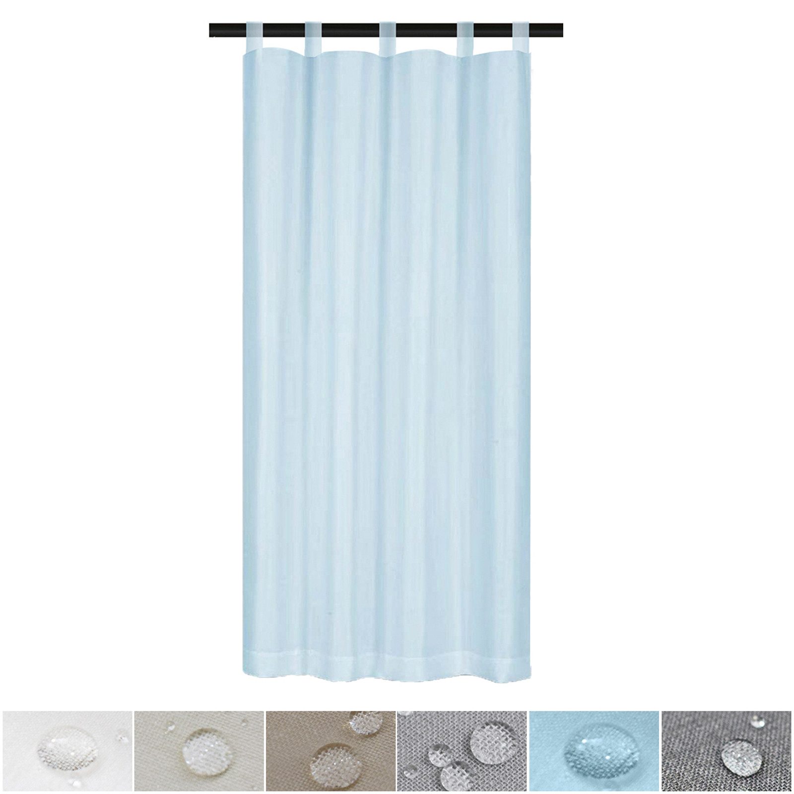 BTTO V&G Outdoorvorhang Wasserdichter Gardinen,Transparenter Balkon günstig online kaufen