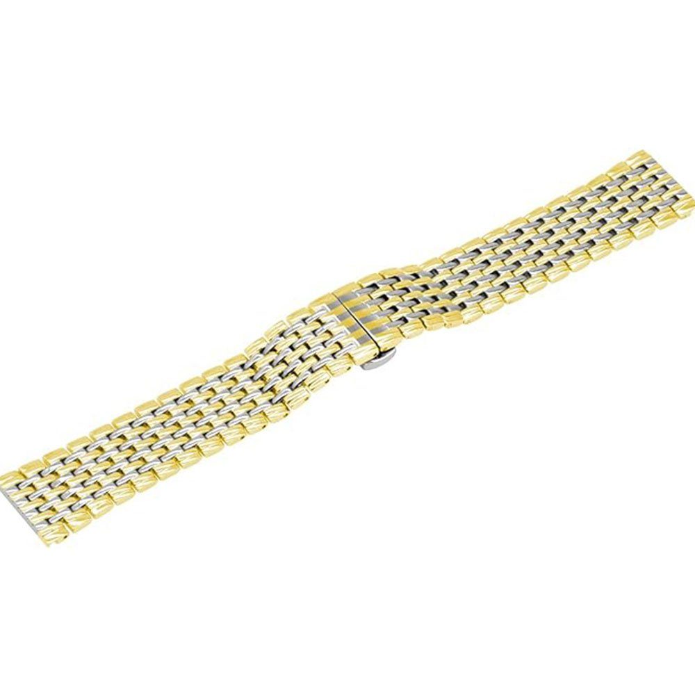 Uhrenarmband Entfaltungsschnalle FELIXLEO Uhrenarmband Edelstahl Poliert