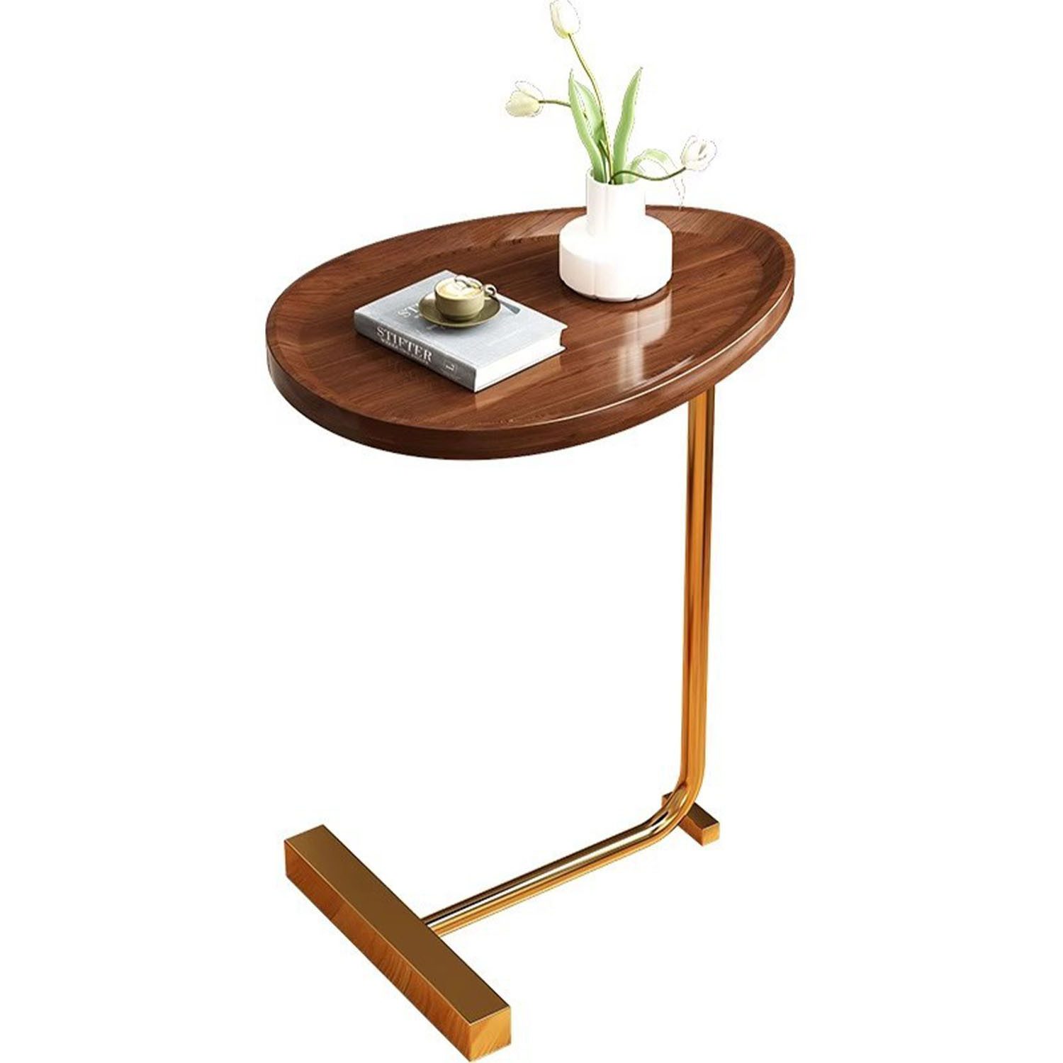 HEYHIPPO Beistelltisch C-Beistelltisch mit Holzplatte und günstig online kaufen