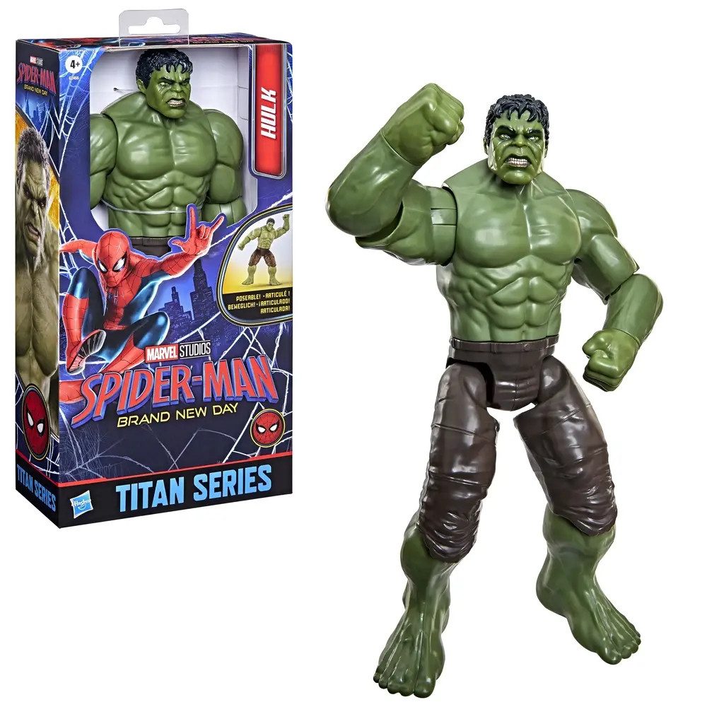 Hasbro Actionfigur Spiderman SPI Brand New Day Titan Serie Hulk
