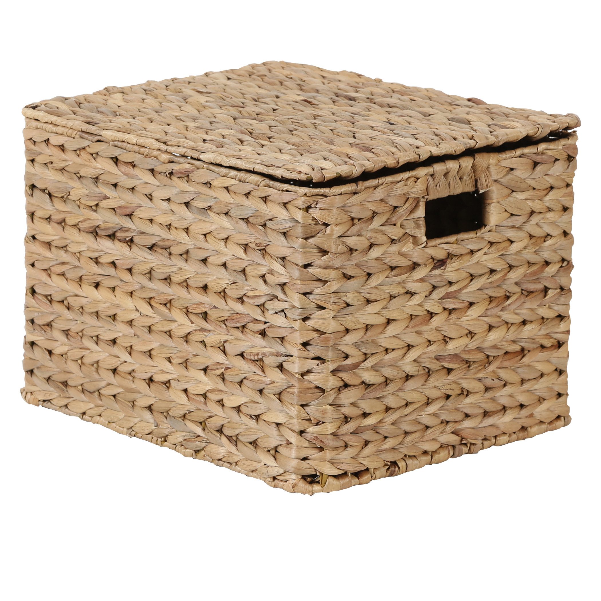 Casa Moro Aufbewahrungskorb Aufbewahrungsbox mit Deckel rechteckig Flechtko günstig online kaufen