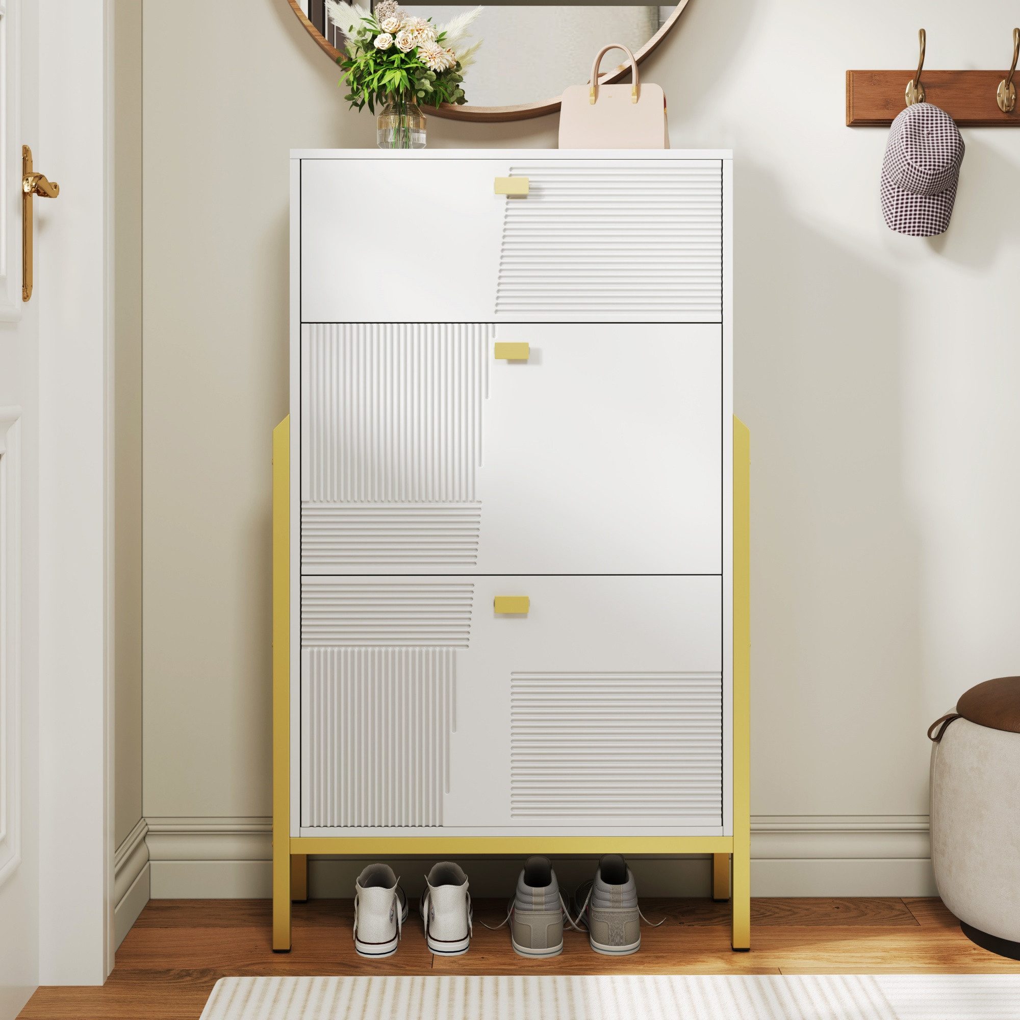 Merax Schuhschrank mit 2 Klapptüren und günstig online kaufen