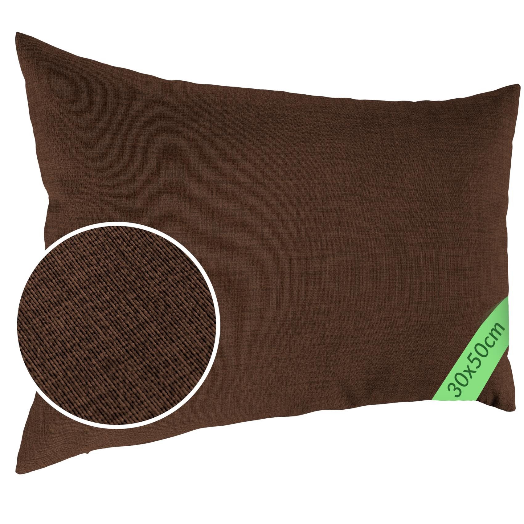 ANRO Dekokissen MrJack Kissenbezug Leinenoptik Deko Kissen Uni, Kissenbezug günstig online kaufen