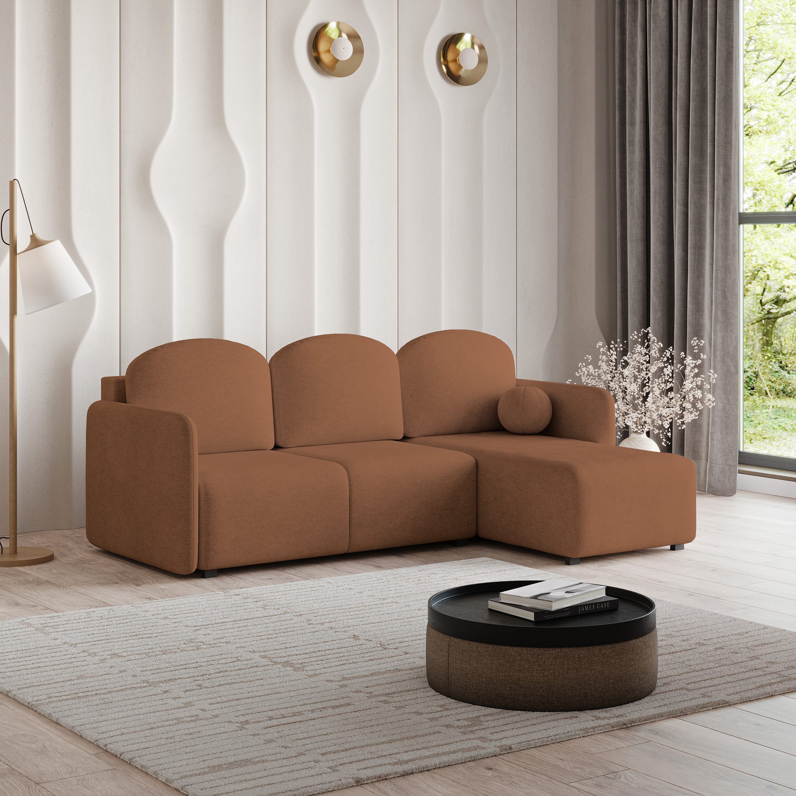 Masseno Ecksofa SUVINO mit Schlaffunktion L-Form, günstig online kaufen