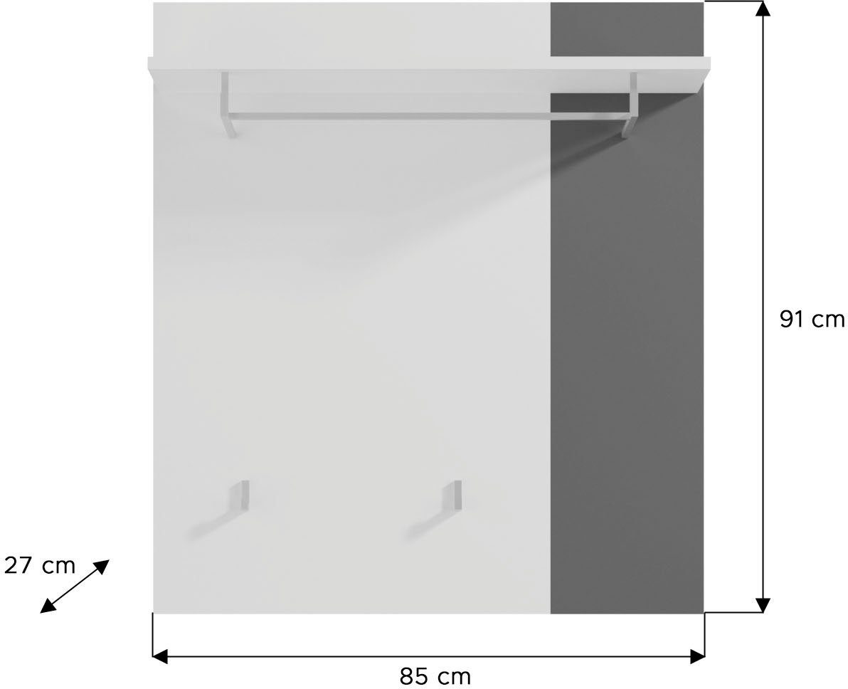 Garderoben-Set Gravit, (2-St) INOSIGN