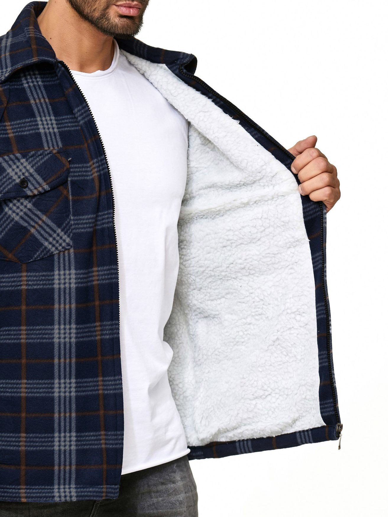 Egomaxx Blouson Thermohemd Holzfäller Gefütterte Kariert günstig online kaufen