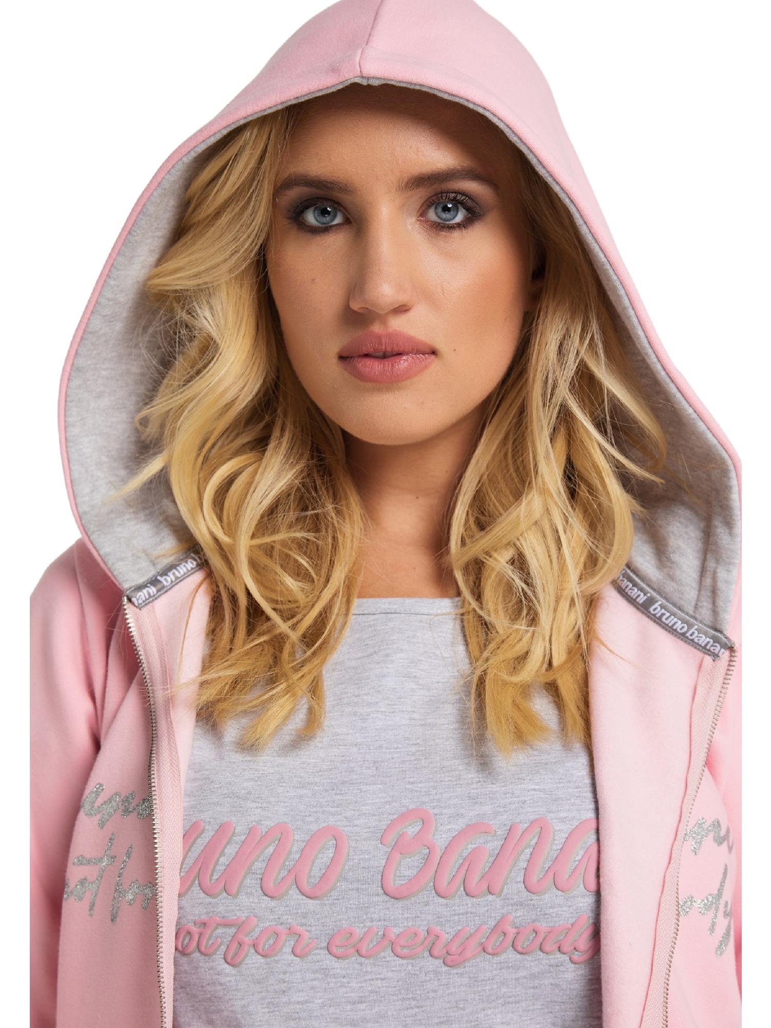 Bruno Banani Sweatjacke BARNES Rosa