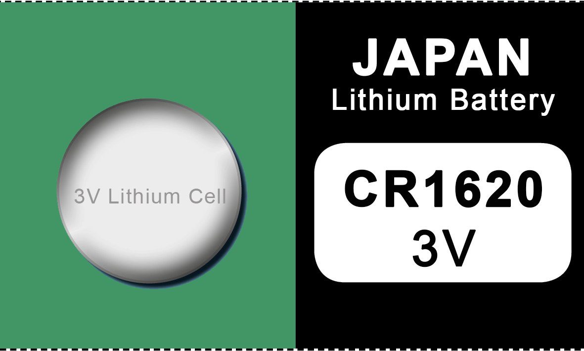 Knopfzelle Batterie Japan Lithium Technik Selva 1620