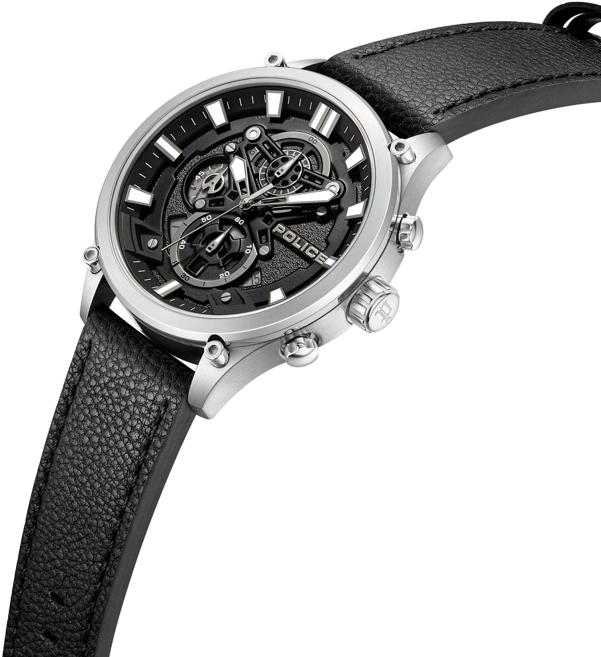 Police Multifunktionsuhr WADDEN PEWGC0054205, Quarzuhr, Armbanduhr, günstig online kaufen