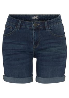 Arizona Jeansshorts Ultra-Stretch Mid-Waist