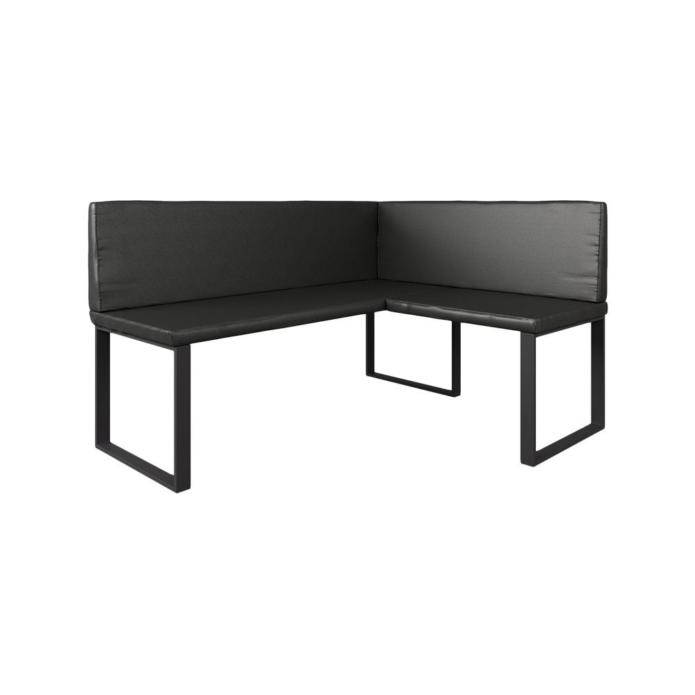 Vicco Sitzbank Ravon, Schwarz, 120 x 150 cm (1-St)